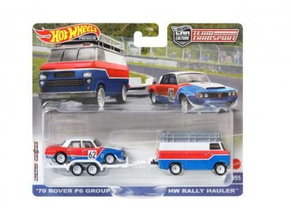 Hot Wheels Premium Car Culture Team Transport 70 Rover P6 Group 2 a HW Rally