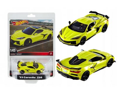 Hot Wheels Premium 23 Corvette Z06 - 1:43 Nové