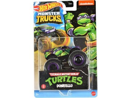 Hot Wheels Monster Truck Teenage Mutant Ninja Turtles Donatello Nové