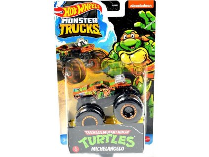 Hot Wheels Monster Truck Teenage Mutant Ninja Turtles Michelangelo Nové