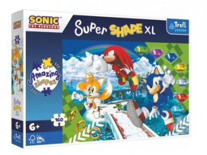 Puzzle Šťastný Sonic XL 160 dílků Nové