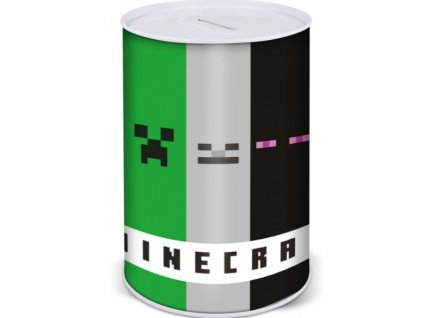 Plechová pokladnička Minecraft 15cm x10cm