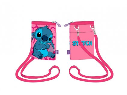 Pouzdro na Smartphone Stitch Disney růžové