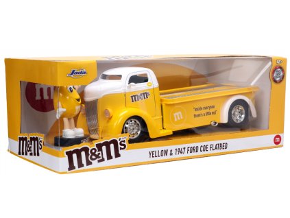 Auto M&MS Yellow 1947 Ford Coe Flatbed