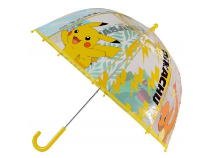 Transparentní deštník Pokémon Pikachu 48cm