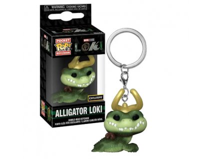 Klíčenka Funko Pocket Pop! Marvel Loki Alligator Loki