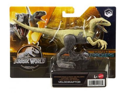 Jurský svět Dino Trackers Danger Pack Velociraptor