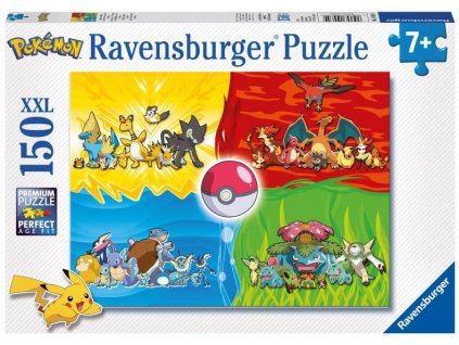 Puzzle Pokémon 4 x 150 dílků Nové
