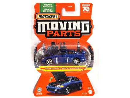 Matchbox Moving Parts 1996 Mitsubishi Lancer Evolution IV Nové