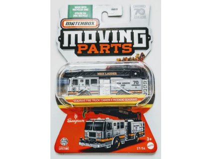 Matchbox Moving Parts Seagrave Fire Truck Nové