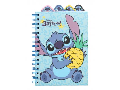 Kroužkový zápisník Disney Stitch A5