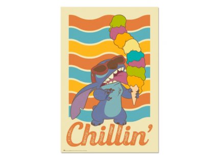Plakát Stitch Chillins 61x91cm