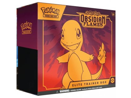 Pokémon Scarlet and Violet 3 Obsidian Flames Elite Trainer Box