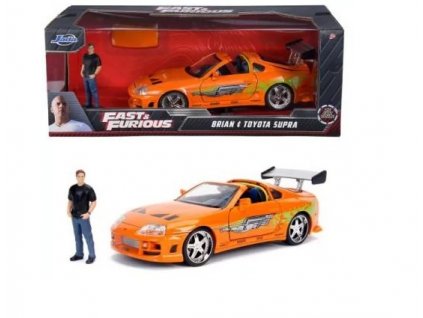 Toys Fast and Furious Brian and Toyota Supra
