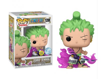 Funko Pop! 1288 One Piece Zoro Enma Glows in the Dark