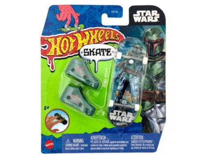 Hot Wheels Skate Fingerboard And Shoes Star Wars Boba Fett