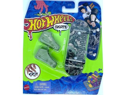 Hot Wheels Skate Fingerboard And Shoes Tony Hawk Skull Ride