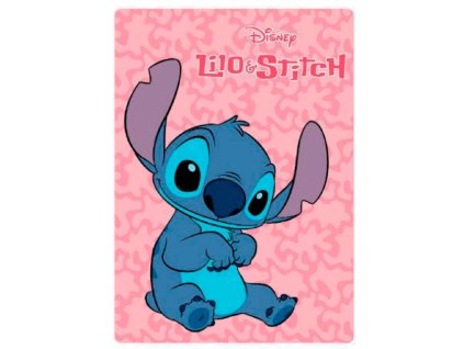 Deka Disney Stitch růžová 100x140cm