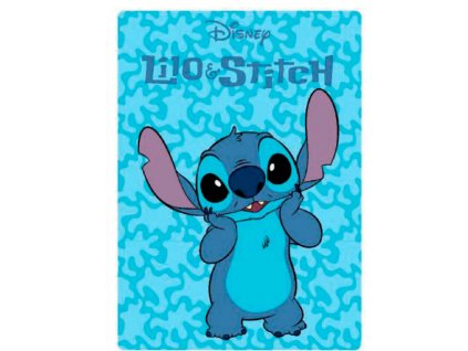 Deka Disney Stitch modrá 100x140cm