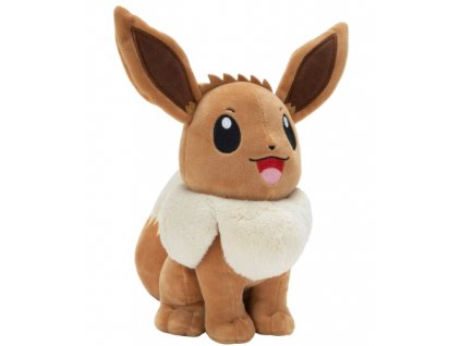 Plyšová hračka Pokémon Eevee sedící 25cm