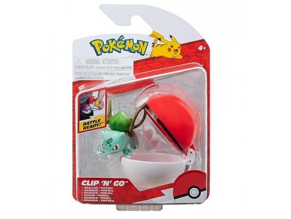 Pokémon Clip N Go Pokeball Bulbasur Nov