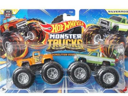 Hot Wheels Monster Trucks Demolition Doubles 1:64 - Silverado / Raptor