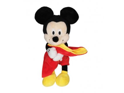 Plyšová hračka Disney Mickey Mouse s dečkou 22cm