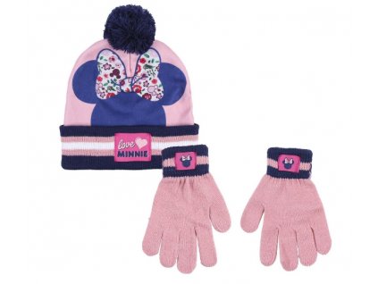 Set Disney Minnie čepice a rukavice