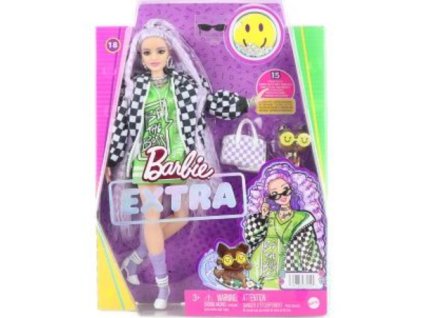 Barbie Extra v závodní bundě