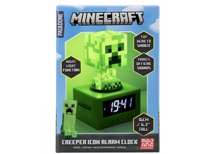 Digitální budík Minecraft Creeper 16cm Nové