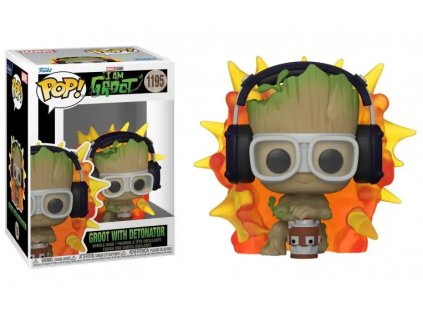 Funko Pop! 1195 Marvel Groot with Detonator