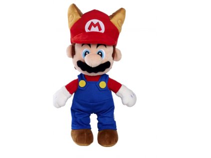 Plyšová hračka Super Mario Tanuki Mario 30cm