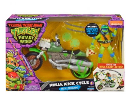 Teenage Mutant Ninja Turtles Battle Kick Cycle a Leonardo