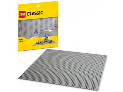 LEGO Classic 11024 Šedá podložka na stavění