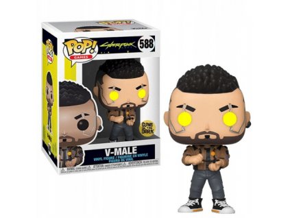 Funko Pop! 588 Cyberpunk V Male Glows in the Dark