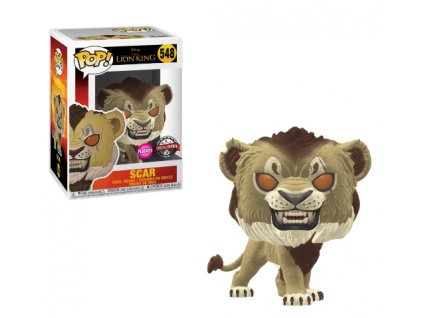 Funko Pop! 548 Disney The Lion King Scar Flocked