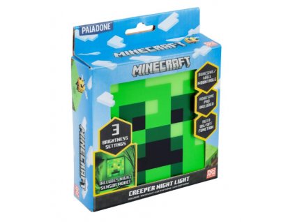 Noční světlo Minecraft Creeper