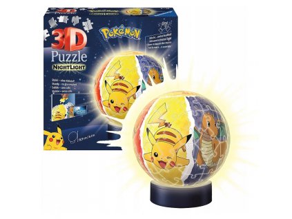 Puzzle 3D Pokémon 72dílků se světlem