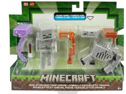 Figurka Minecraft Skeleton A Trap Horse