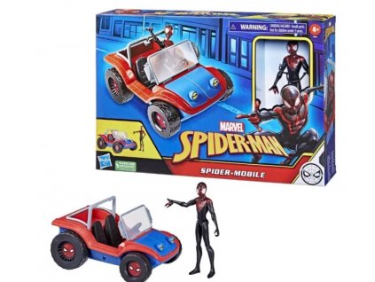 Auto Spider mobile s figurkou