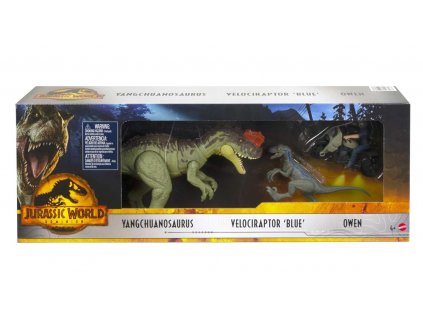 Jurský svět Yangchuanosaurus, Velociraptor Blue a Owen