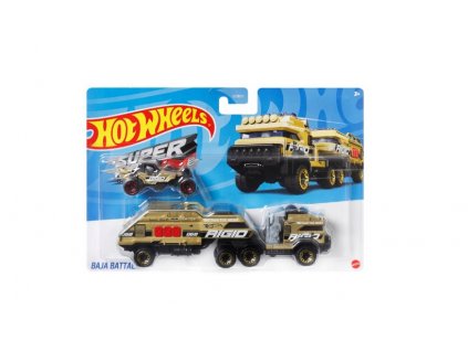 Hot Wheels Super Rigs Baja Battalion