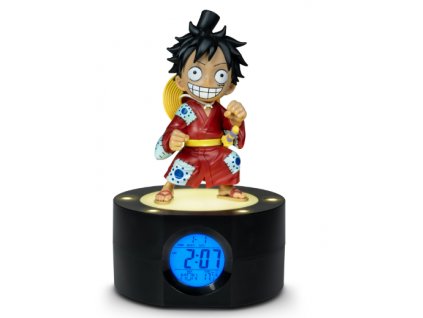 Budík s figurkou One Piece Monkey D.Luffy Wano Kuni