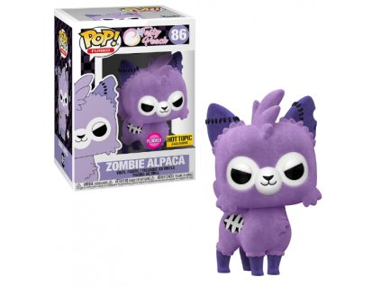 Funko Pop! 86 Tasty Peach Zombie Alpaca Flocked