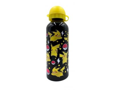 Láhev Pokémon Pikachu černá