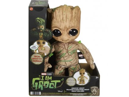 Merch Plyšová figurka Marvel I Am Groot Groovin Groot 28cm