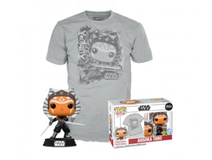 Funko Set Mandalorian 464 Ahsoka a tričko vel. S