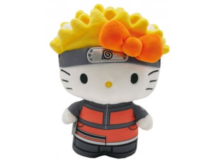 Plyšová hračka Naruto a Hello Kitty 20cm