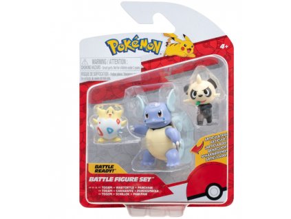 Figurky Pokémon Battle Togepi, Pancham, Wartortle