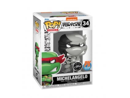 Funko Pop! 34 Teenage Mutant Ninja Turtles Michelangelo Limited Chase Edition